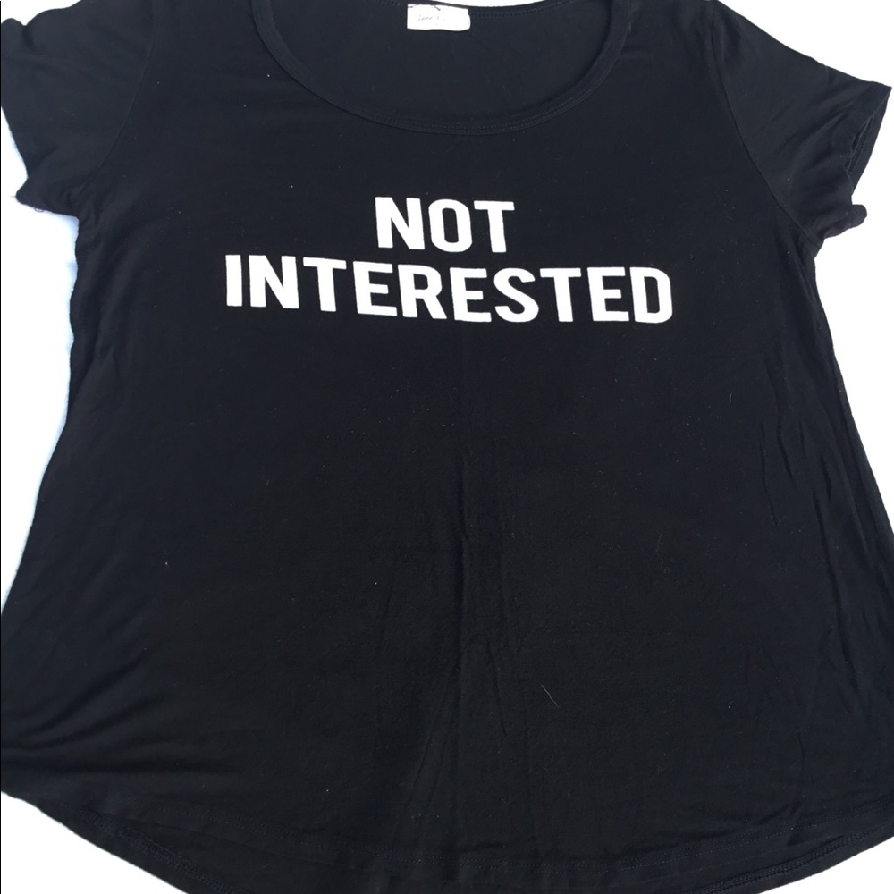 Black short sleeve t shirt